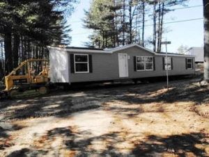 small home in the woods