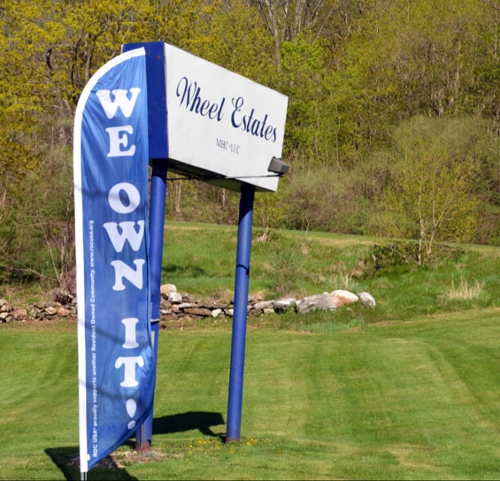 Wheel Estates signpost