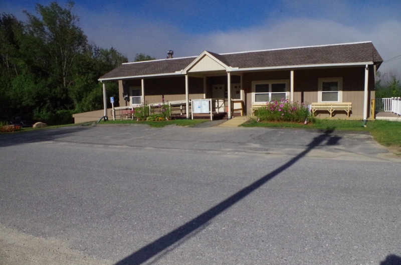 small house on a street