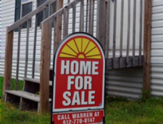 home for sale sign